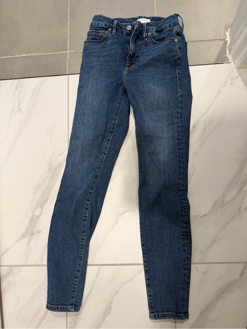 Good American Dark Blue Skinny Jeans